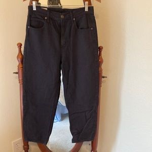 Gap Barrel Jean High Rise jeans in black- size 4S